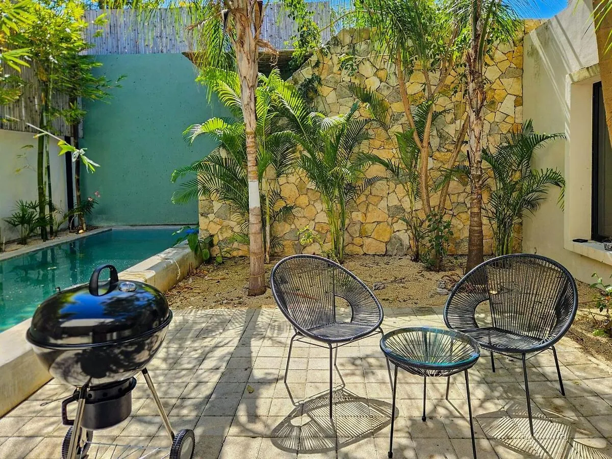 New Bamboo Casa Azul Pool Paddle Tennis And Soccer Mérida Lejlighed
