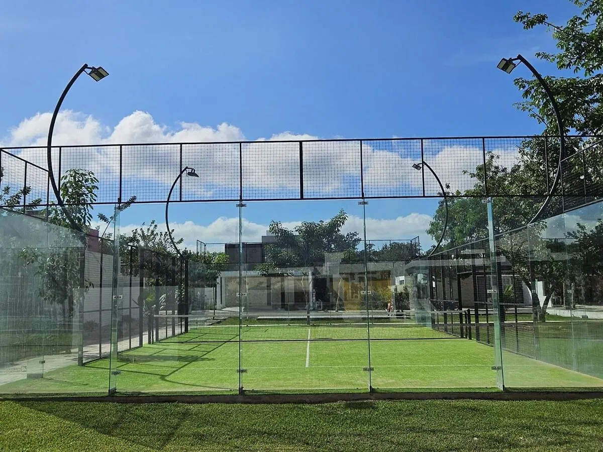 New Bamboo Casa Azul Pool Paddle Tennis And Soccer Mérida Mexico