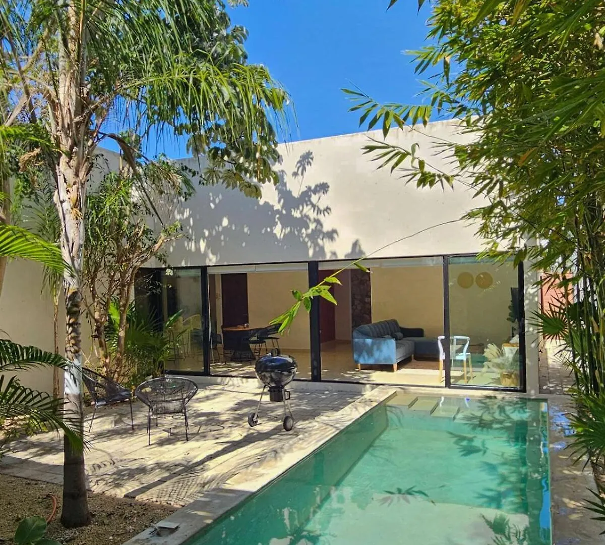 New Bamboo Casa Azul Pool Paddle Tennis And Soccer Mérida