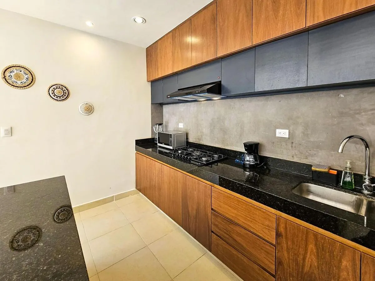 Apartman New Bamboo Casa Azul Pool Paddle Tennis And Soccer Mérida