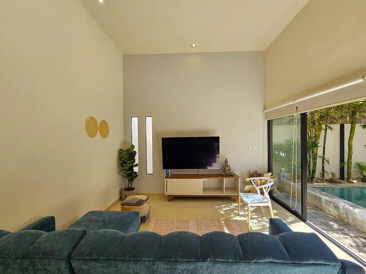 New Bamboo Casa Azul Pool Paddle Tennis And Soccer Mérida Apartman